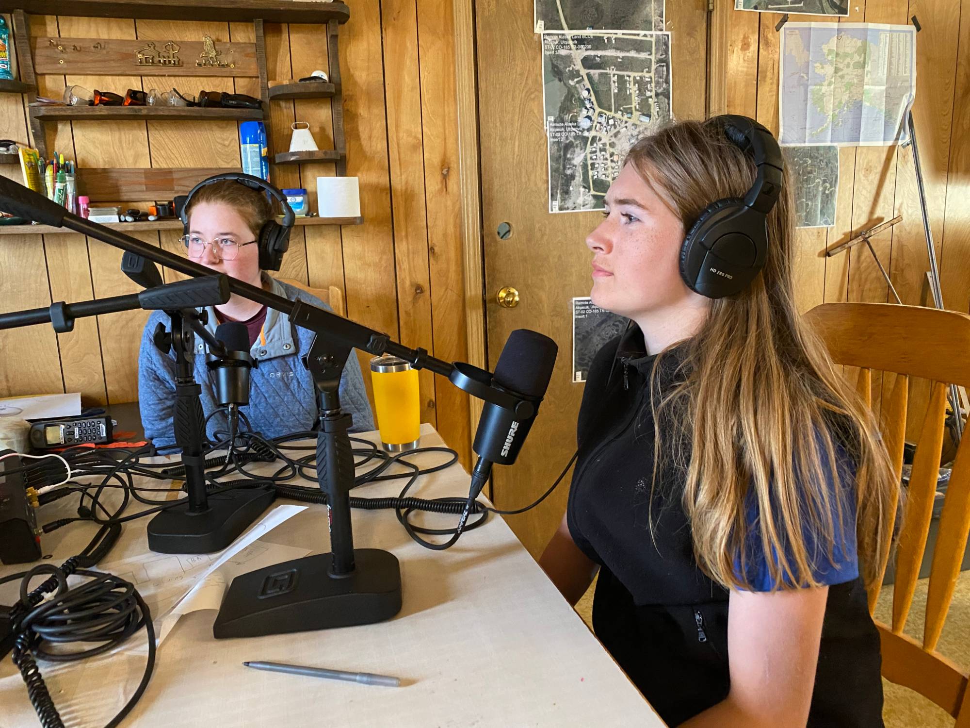 AEP crew doing radio interview